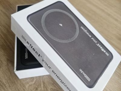 Magnetische Powerbank 5000 mAh – Kabelloses Laden