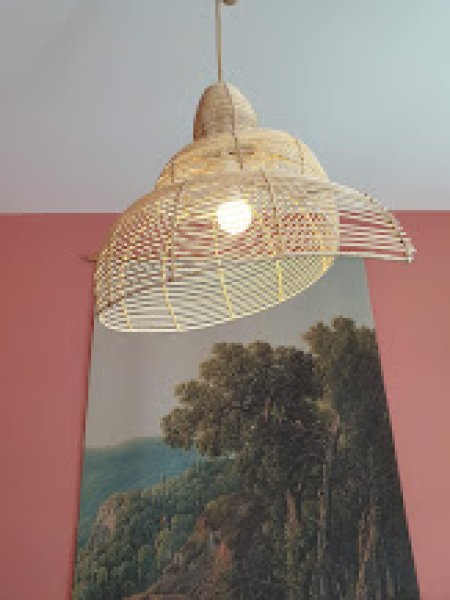MAHE Homeware Rattan Lampenschirm "Snail" Grösse L neu