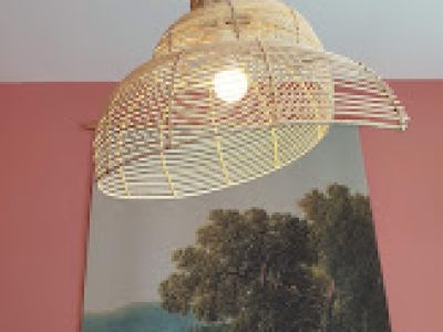 MAHE Homeware Rattan Lampenschirm "Snail" Grösse L neu