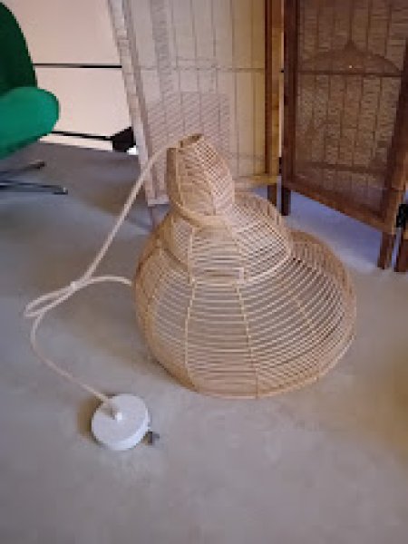 MAHE Homeware Rattan Lampenschirm "Snail" Grösse L neu
