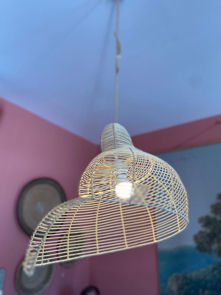 MAHE Homeware Rattan Lampenschirm "Snail" Grösse L neu