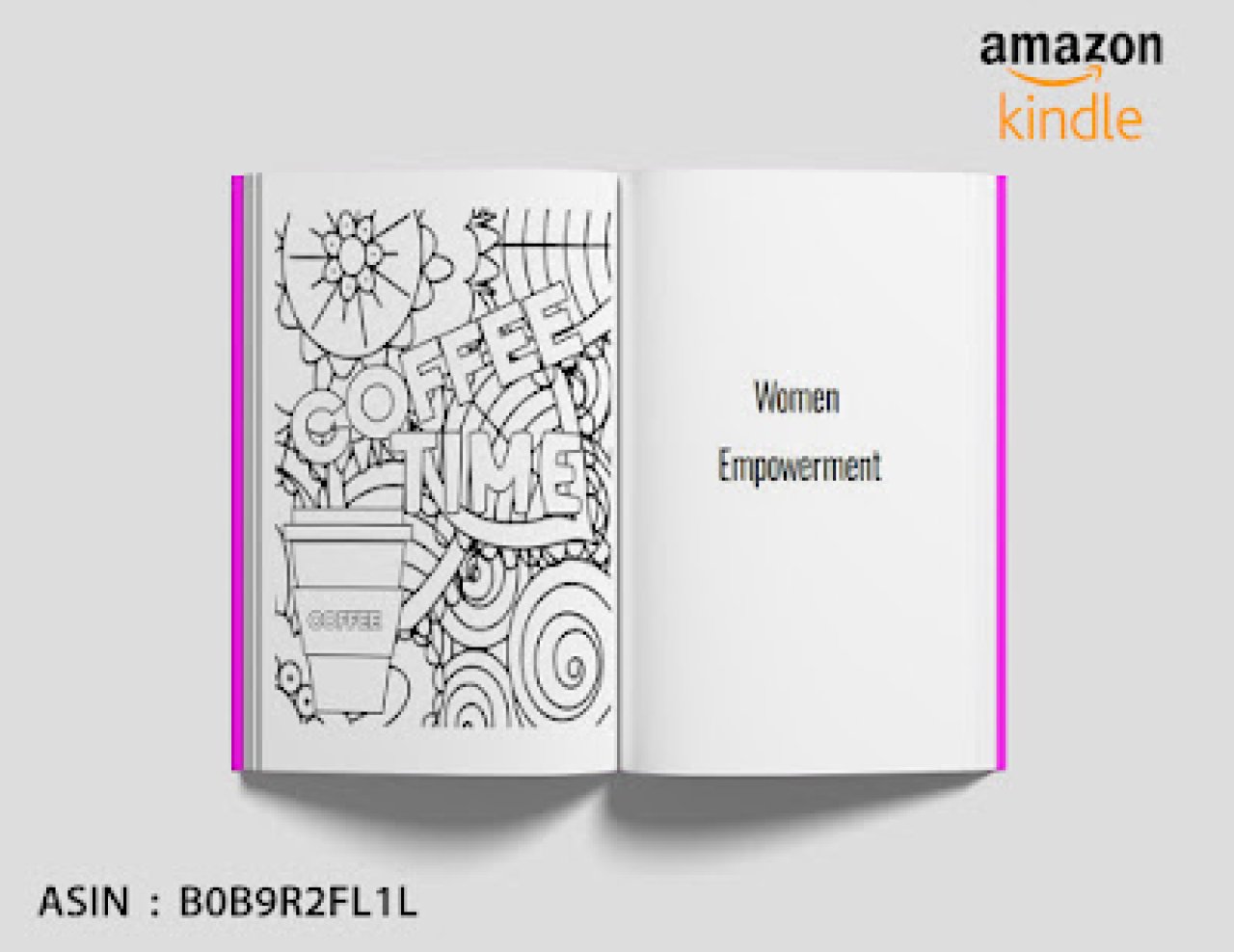 Malbuch mit motivierenden Zitaten für Frauen
