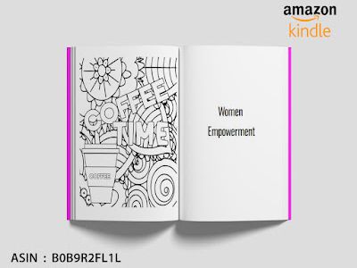 Malbuch mit motivierenden Zitaten für Frauen