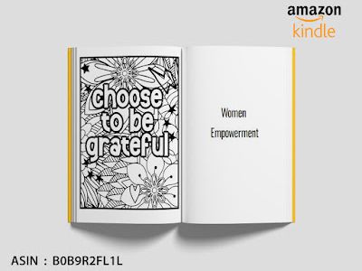 Malbuch mit motivierenden Zitaten für Frauen