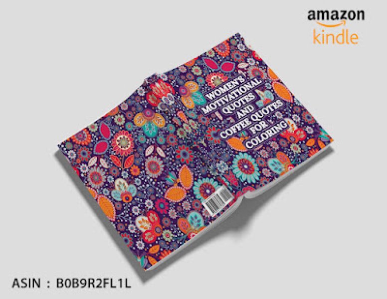 Malbuch mit motivierenden Zitaten für Frauen