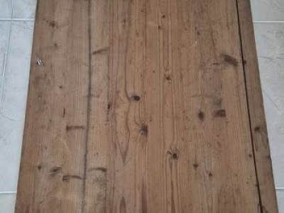 Mallorca Gemälde / Vintage-Holzdruck (100x58cm)