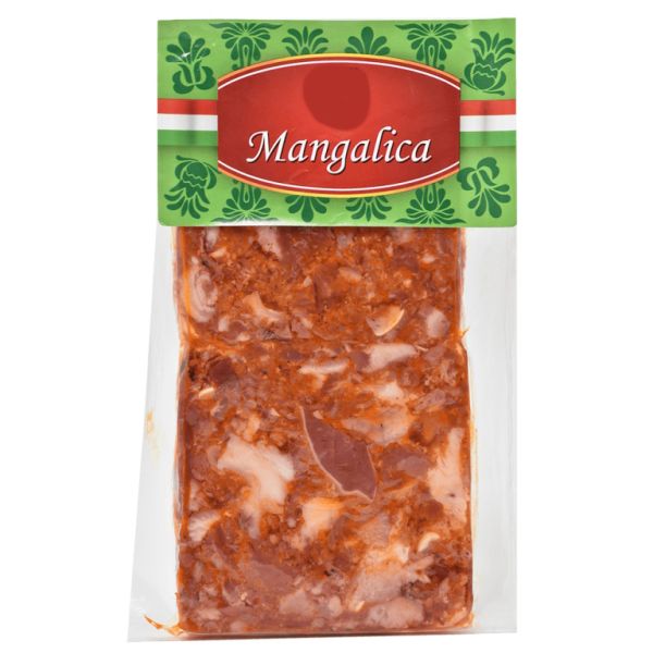 Mangalica Schweinekäse ganz vakuumiert
