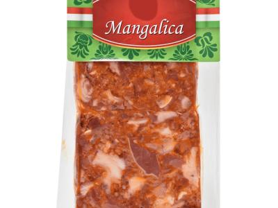 Mangalica Schweinekäse ganz vakuumiert