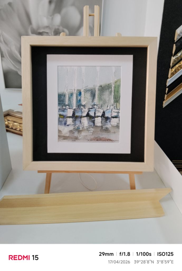 Marina mit Segelbooten