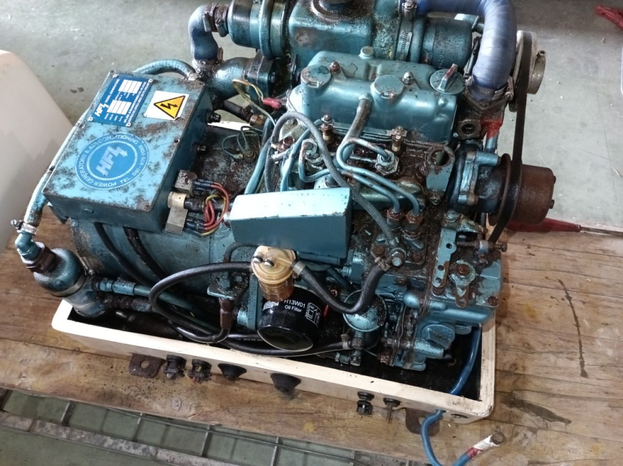 Marine Diesel Generator HFL 230V Boot Yacht Segelboot