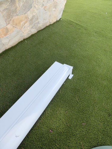 Awning for house 3.75x2.35 white