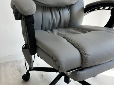 Massagesessel Bürostuhl grau