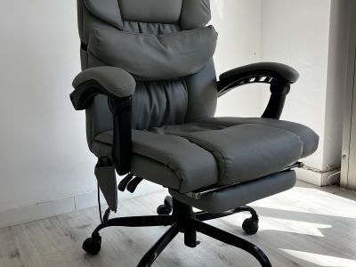 Massagesessel Bürostuhl grau