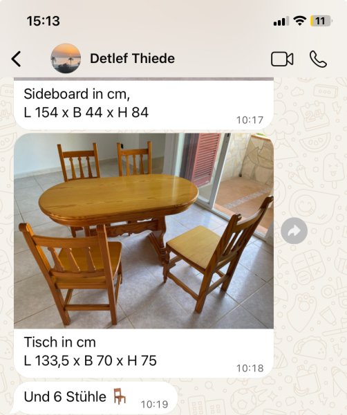 Massive Pinienmöbel, alles zusammen 200 Euro