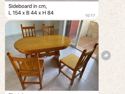 Massive Pinienmöbel, alles zusammen 200 Euro