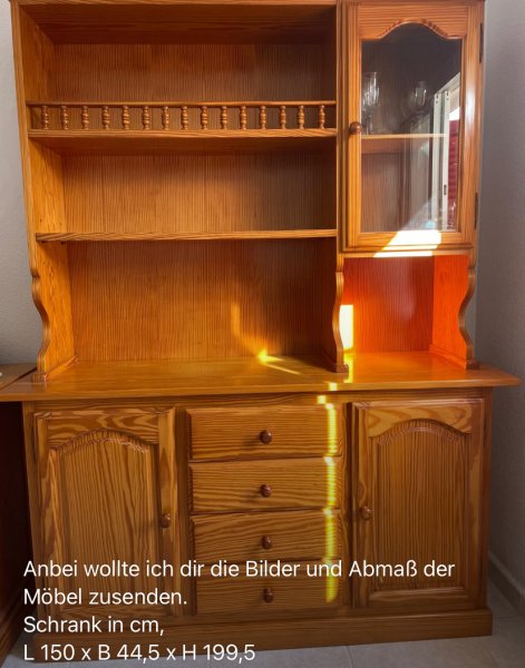 Massive Pinienmöbel, alles zusammen 200 Euro