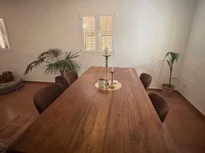 Solid Dining Table 220x100 cm