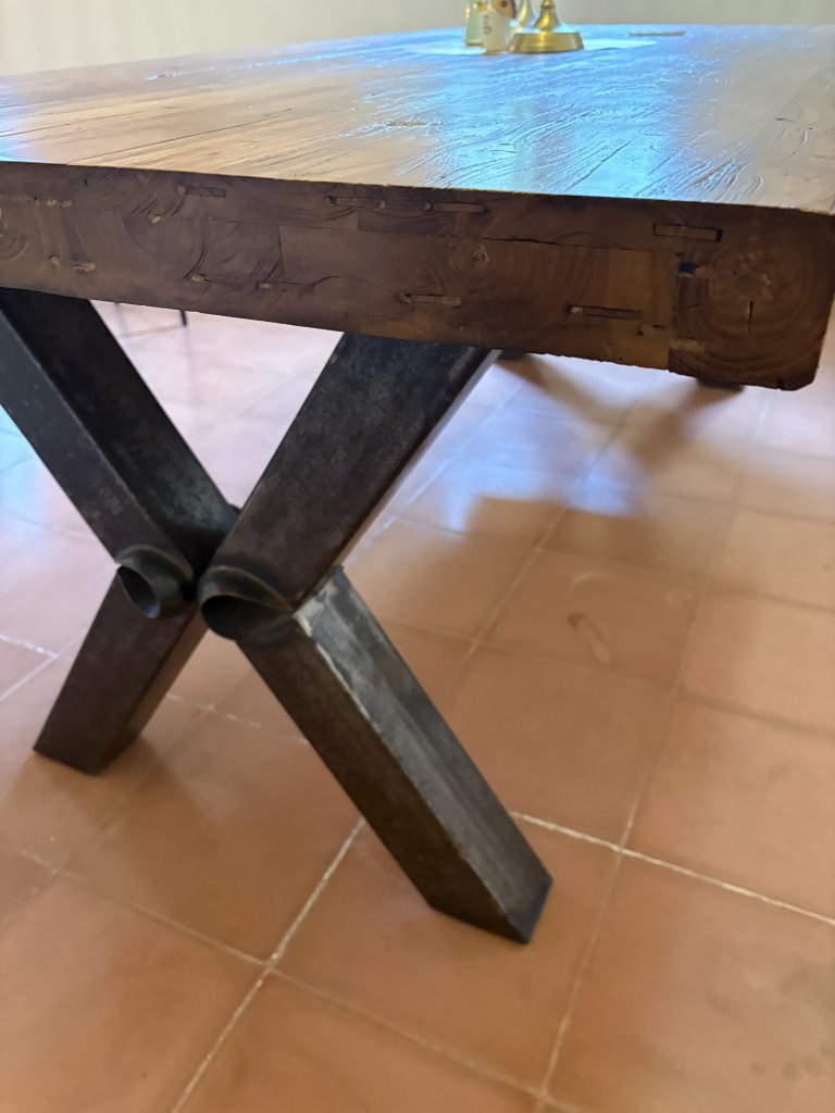 Massiver Esstisch 220x100 cm  Gerken WohndesigN