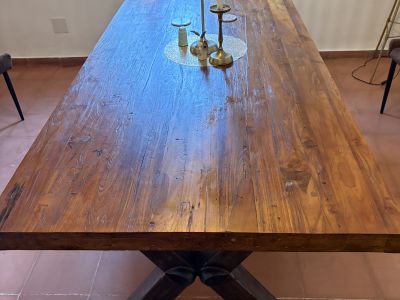 Massiver Esstisch 220x100 cm  Gerken WohndesigN
