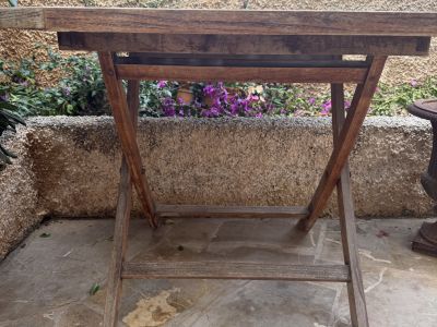 Massiver Teak-Gartentisch Ø 120 cm