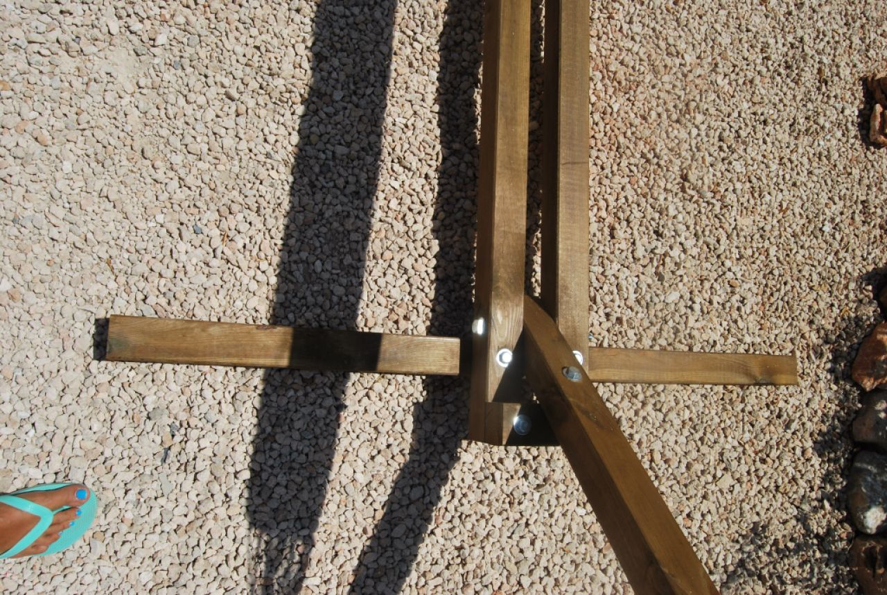 Massives Hängemattengestell für Garten