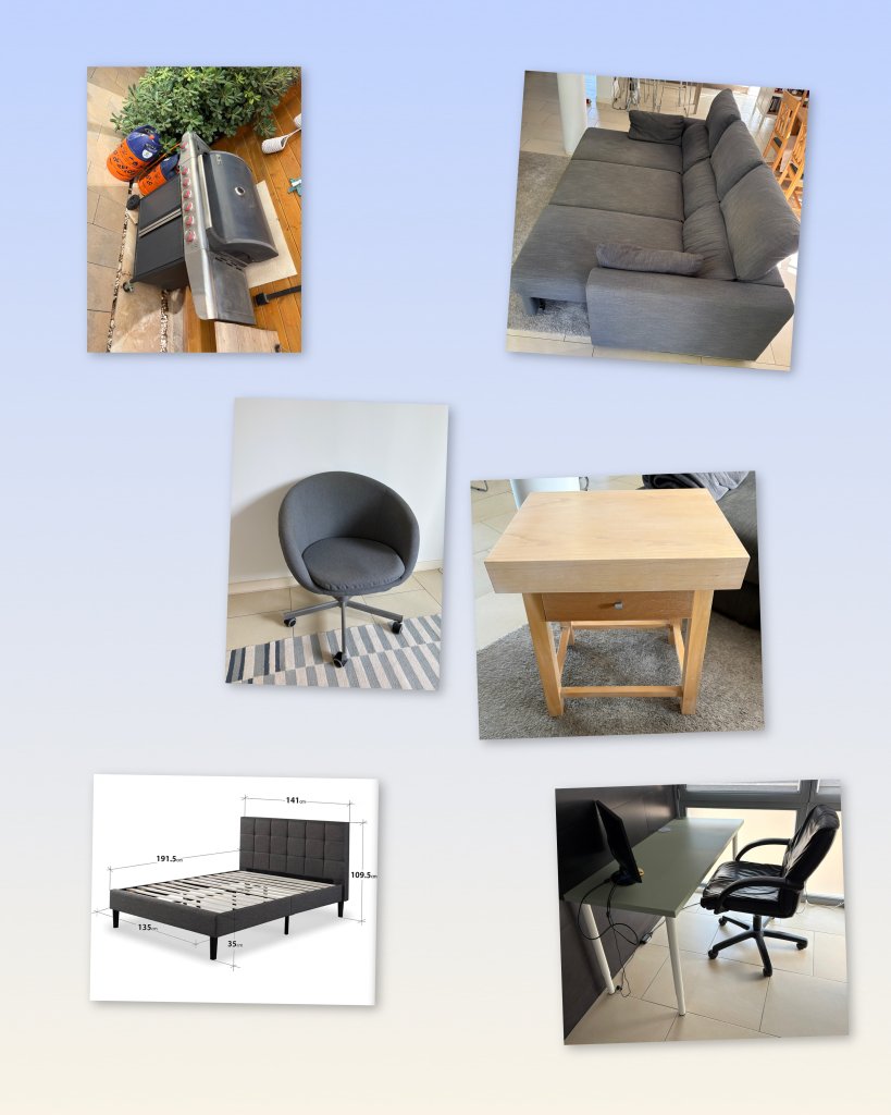 Mehrere Möbel, Bett,Couch,Kommode,Schrank,Pergola,Whirlpool,Grill,usw.