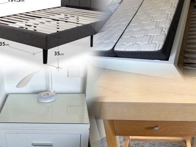 Mehrere Möbel, Bett,Couch,Kommode,Schrank,Pergola,Whirlpool,Grill,usw.