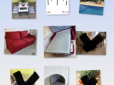 Mehrere Möbel, Bett,Couch,Schrank,Pergola,Whirlpool,Grill,usw.