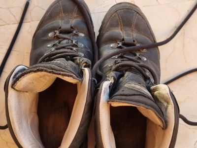 Meindl Ohio Lady Wanderschuhe / Stiefel Gr. 40,5 (UK 7)  Leder / Vibram