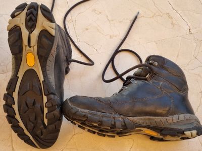 Meindl Ohio Lady Wanderschuhe / Stiefel Gr. 40,5 (UK 7)  Leder / Vibram
