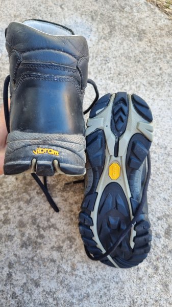 Meindl Ohio Lady Wanderschuhe / Stiefel Gr. 40,5 (UK 7) Leder / Vibram