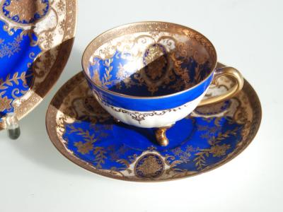 Meito Porzellan, Handwerkskunst, handbemalt, Vitrinen Stück