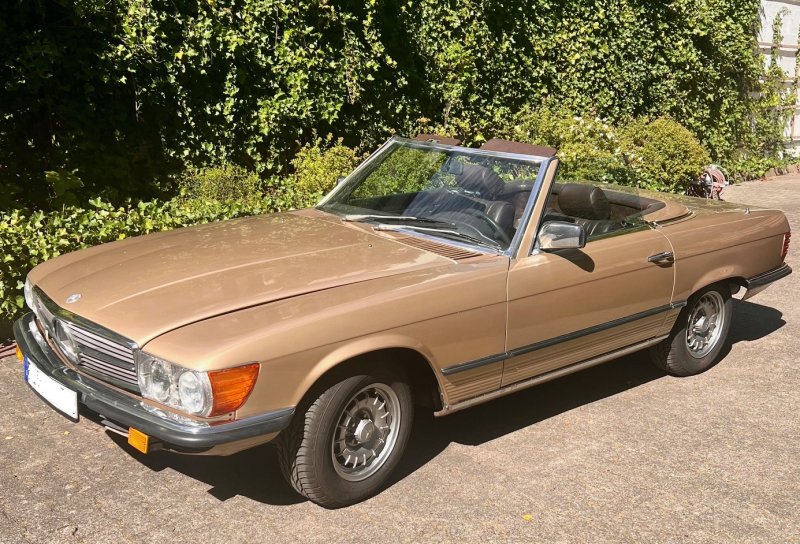 Mercedes 107 Bj. 80, 160.000 km, Automatik, Klima, Leder, mit Wertgutachten 2, nur zwei Vorbesitzer
