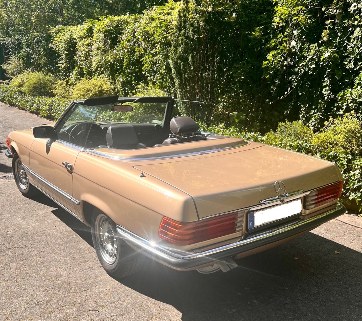 Mercedes 107 Bj. 80, 160.000 km, Automatik, Klima, Leder, mit Wertgutachten 2, nur zwei Vorbesitzer