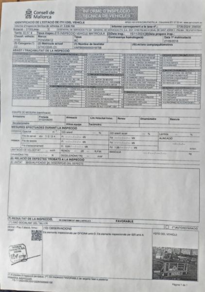 Mercedes Benz Vaneo diésel, 08/2004, 91 CV, ITV hasta 09.12.26, azul, enganche de remolque - 990 € negociable