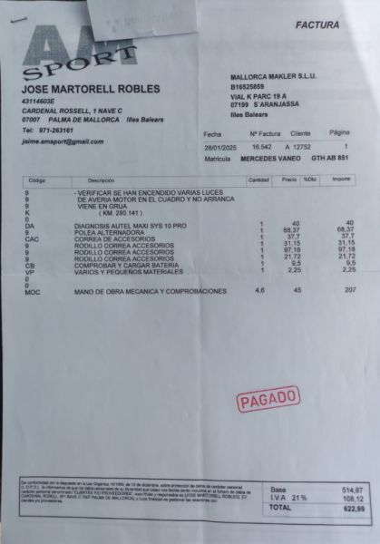 Mercedes Benz Vaneo Diesel, 08/2004, 91 hp, TÜV valid until 09.12.26, blue, tow hitch & car trailer