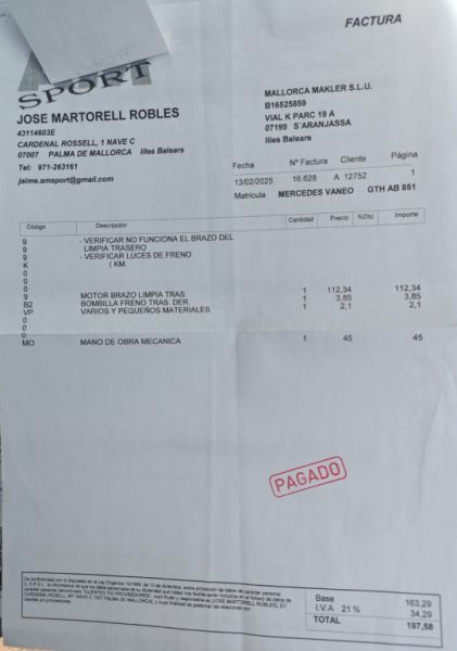 Mercedes Benz Vaneo Diesel, 08/2004, 91 hp, TÜV valid until 09.12.26, blue, tow hitch & car trailer