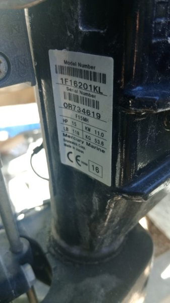 Mercury Fourstroke Außenborder 15ps 11kw Pinnensteuerung