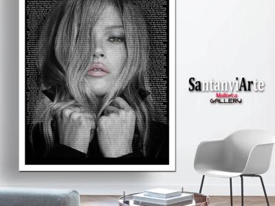 Merilyn Künstler: Jomiku Leinwandbild, Unikat oder Druckgrafik auf Leinwand signiert-nummeriert. Gro