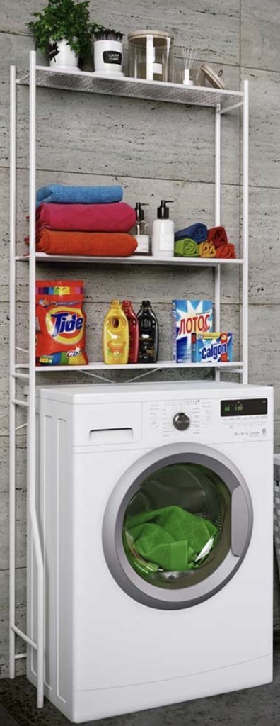 Metallregal für Waschmaschine