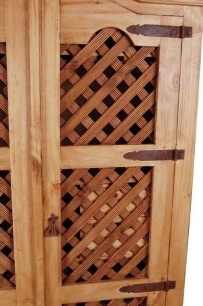 Mexican bar cabinet.