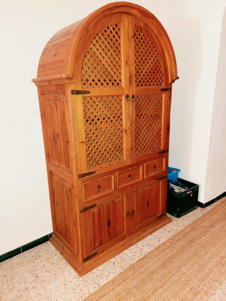 Mexiko Mexikanischer Rundbogenschrank Schrank Pinienholz