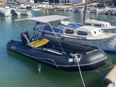 Mission Craft  4,70 m schlauchboot mit 25 ps suzuki 4 Takt , Trailer , persenning , bimini