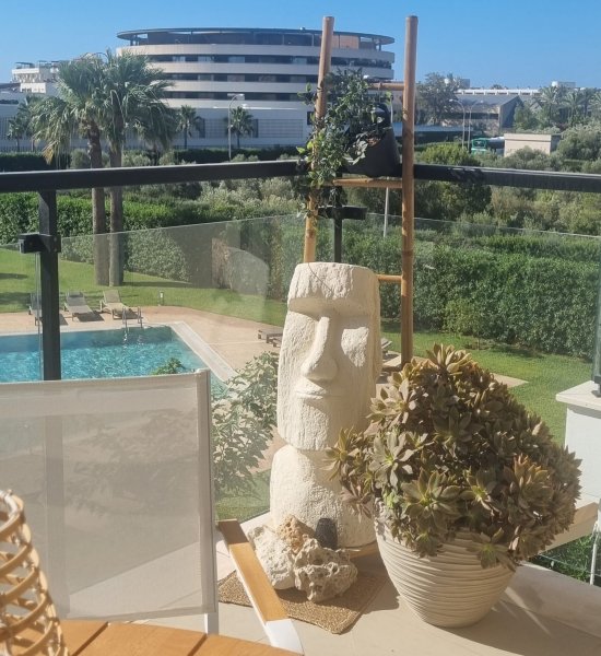 Moai Skulptur Deko für Haus und Garten / eigene Herstellung / Beton / massiv