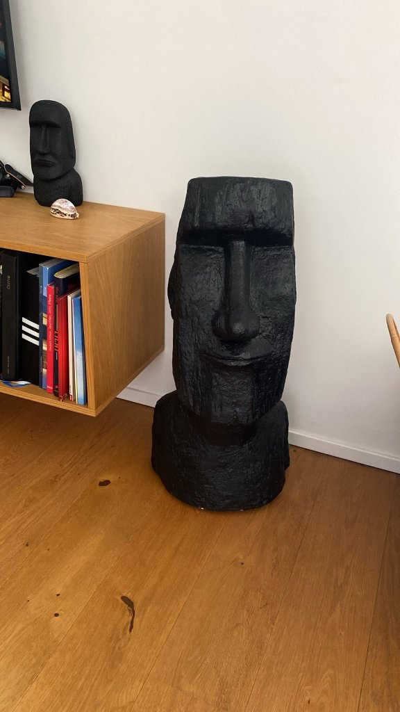 Moai Skulptur Deko für Haus und Garten / eigene Herstellung / Beton / massiv