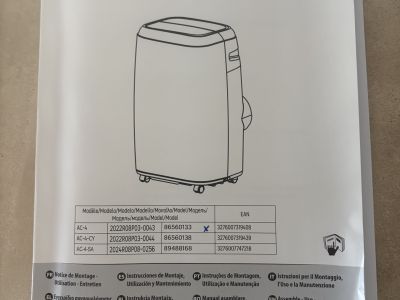 Mobile Klimaanlage Equation Cool & Heat 12k - Neupreis 359 € - Kauf 19. Juni 2026