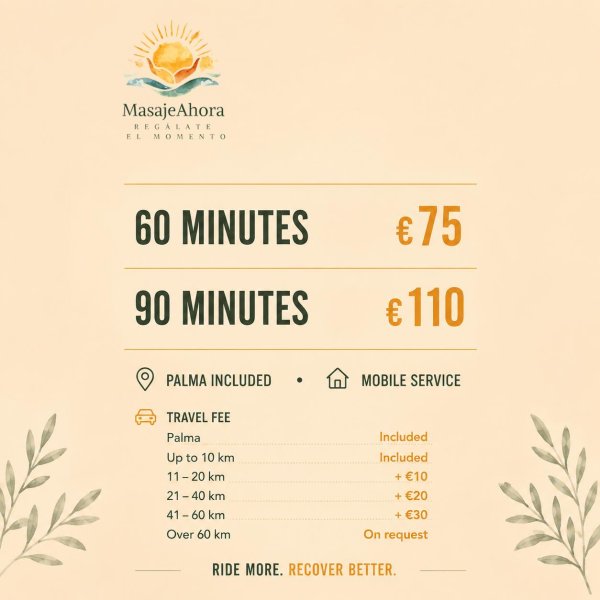 Mobile Sport Massagen ( auch Wellness auf Anfrage )