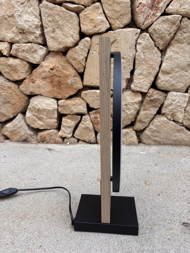Moderne Lampen 2 Stück Holz LED