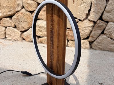 Moderne Lampen 2 Stück Holz LED