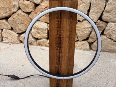 Moderne Lampen 2 Stück Holz LED